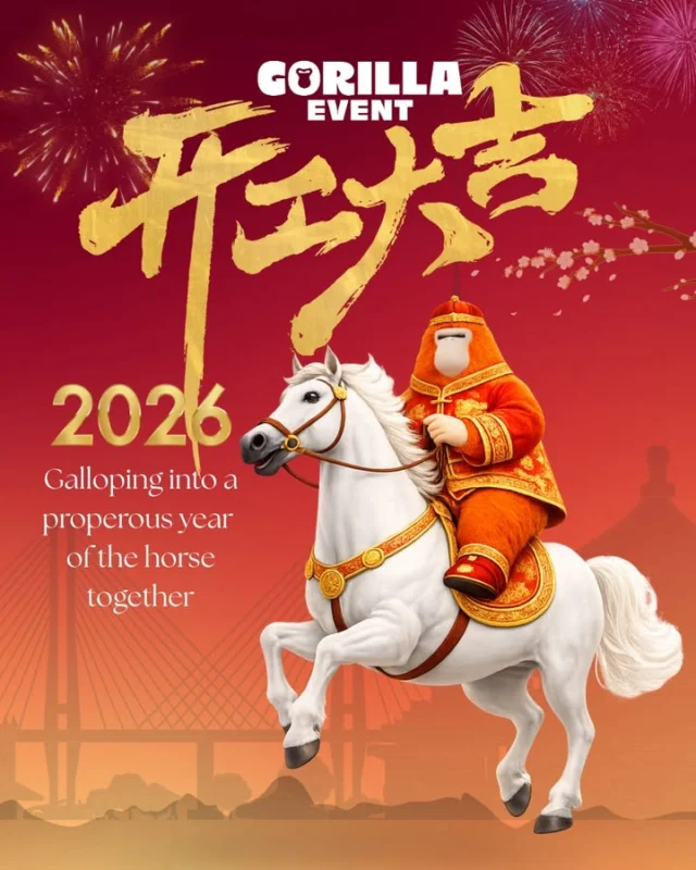 Happy Chinese New Year 2026! 

น้องกอริลขอให้ทุกท่านสุขภาพแข็งแรง 
การงานก้าวหน้า เฮงๆ รวยๆ 
ตลอดปีเลยนะค้าบ🏮🐉 

Gorilla Event team wishes everyone good health, 
career success, and prosperity.
May you be lucky and wealthy throughout the year! 🧧✨

ติดต่อและติดตามทีมลิงยักษ์ 🦍
🌐 www.GorillaEvent.com
📞 +66 83 498 0062

 #EventManagement #EventThailand #GorillaEvent #ตรุษจีน