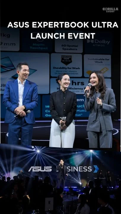 พาชมงาน ASUS ExpertBook Ultra Launch Event
ที่สุดของโน้ตบุ๊กธุรกิจแห่งปี พร้อม Station ทดสอบกว่า 22  Station !!!!

#ASUS #ExpertBookUltra #Event #Productlaunch #GorillaEvent