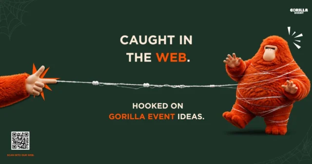 CAUGHT IN THE WEB.
HOOKED ON GORILLA EVENT IDEAS.

ติดอยู่ในใยไม่พอ
ติดใจในไอเดียของ Gorilla Event ด้วยเลย

 #eventpartner #GorillaEvent #Findtheperfection