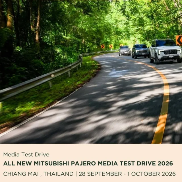 สปอยผลงานที่ 1 จาก2 
กับการเปิดตัว ALL-NEW MITSUBISHI PAJERO
ที่เตรียมพบกับผลงานของชาวกอริล

✅ Checklist 1: ALL-NEW MITSUBISHI PAJERO Exclusive Media Drive
กับความมันส์ตลอด 3 Waves ใน 2 จังหวัด

และวันนี้ Gorilla Event
ขอพาทุกคนไปชมภาพทั้ง 3 wave

📌Chiang Mai: The Masterpiece of City
📌Chiang Mai: The Masterpiece of Nature
📌Chiang Rai: Living with Masterpiece

ตลอด 3 วันในเชียงใหม่และเชียงราย
ผู้ร่วมทริปจะได้สัมผัสทั้งวิวทิวทัศน์ที่สวยงาม
พร้อมทดสอบสมรรถนะกันแบบจัดเต็ม
บน Off-Road Test Track

ที่ทุกเส้นทางถูกออกแบบมา
เพื่อให้ได้สัมผัสทั้งพลัง สมรรถนะ
และสุนทรียภาพของการเดินทาง

ที่พร้อมพาคุณไปได้ในทุกเส้นทางกับ
ALL-NEW MITSUBISHI PAJERO

-------------------------
Here’s a sneak peek at the first of 2 projects.
”for the launch of the ALL-NEW MITSUBISHI PAJERO
Get ready to discover what 
Team Gorilla Event has been working on.

✅ Checklist 1: ALL-NEW MITSUBISHI PAJERO 
Exclusive Media Drive
An exciting journey across 3 Waves in 2 provinces
And today, Gorilla Event is taking you through 
highlights from all 3 Waves:

📌Chiang Mai: The Masterpiece of City
📌Chiang Mai: The Masterpiece of Nature
📌Chiang Rai: Living with Masterpiece

Across 3 days in Chiang Mai and Chiang Rai,
participants experienced breathtaking scenery
while putting the vehicle’s capabilities to the test on the Off-Road Test Track.

Every route was carefully designed
to showcase the power, performance,
and refined driving experience of the
ALL-NEW MITSUBISHI PAJERO

ready to take you further,
wherever the road leads.

#Mitsubishi #allnewmitsubishipajero #mediatestdrive #mitsumotorthailand #eventpartner #GorillaEvent